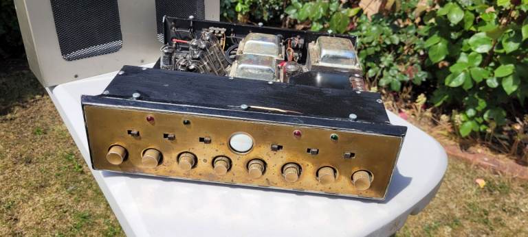 Vintage EMI valve amplifier 