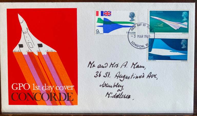 1969 Concorde First Day Cover