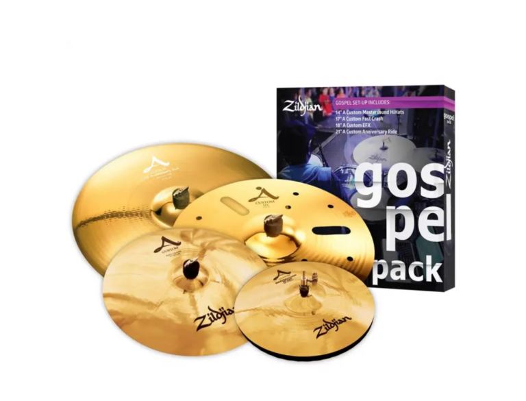 Zildjian Gospel Pack 21” Anniversary Ride 18” Efx 17” Fast Crash 14” Mastersound hi hats