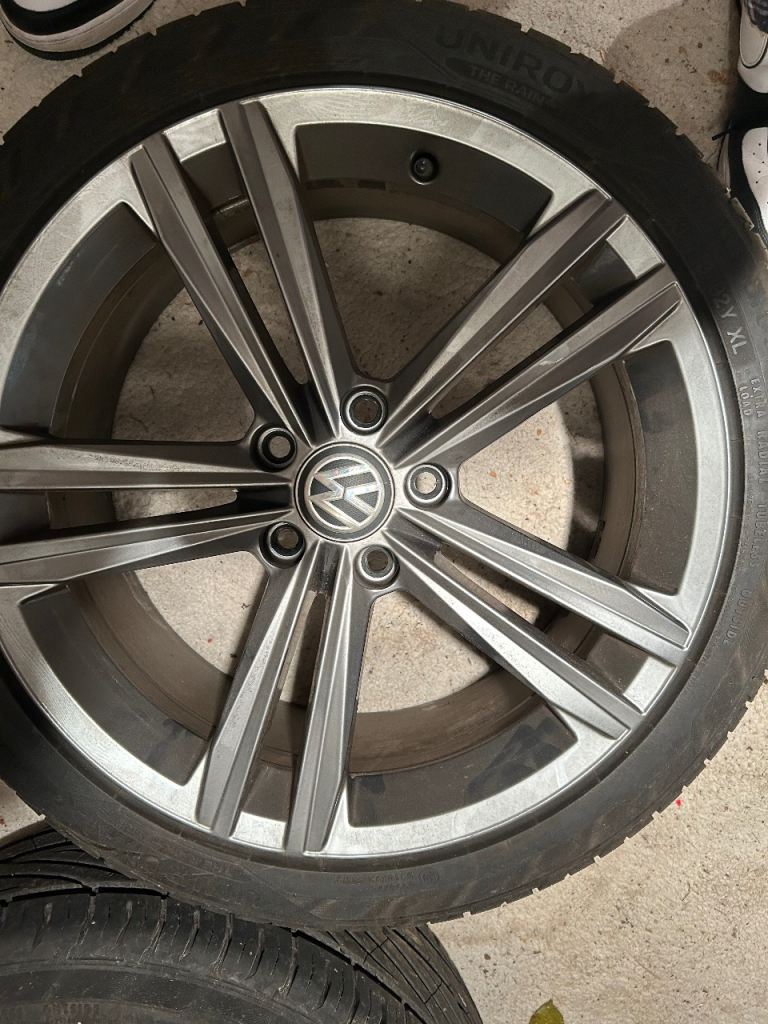  x4 VW 18 inch Alloys and tyres. From Golf R line