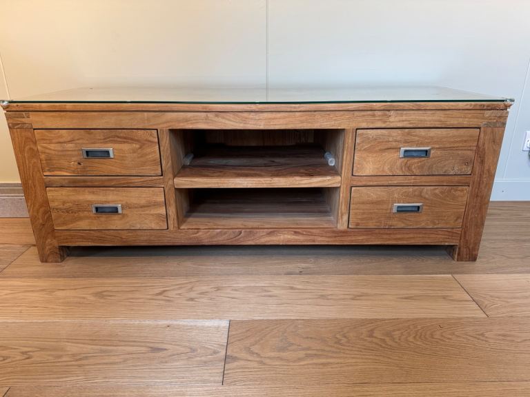 John Lewis Walnut Media Unit