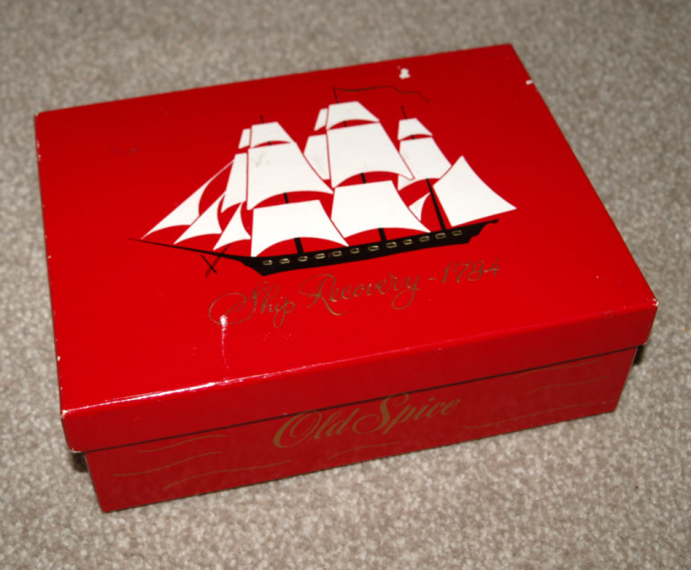 Vintage Old Spice Cardboard Box No. 3396