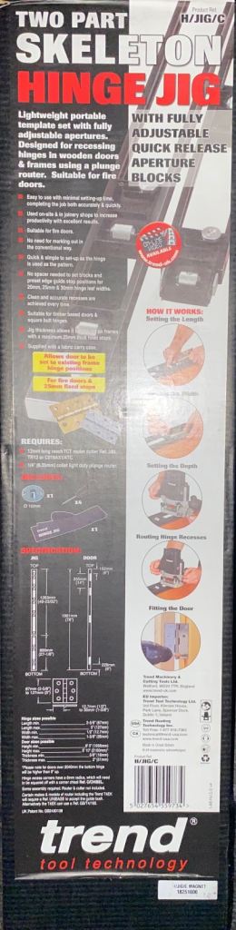 NEW Trend Two Part Skeleton Hinge Jig H/JIG/C