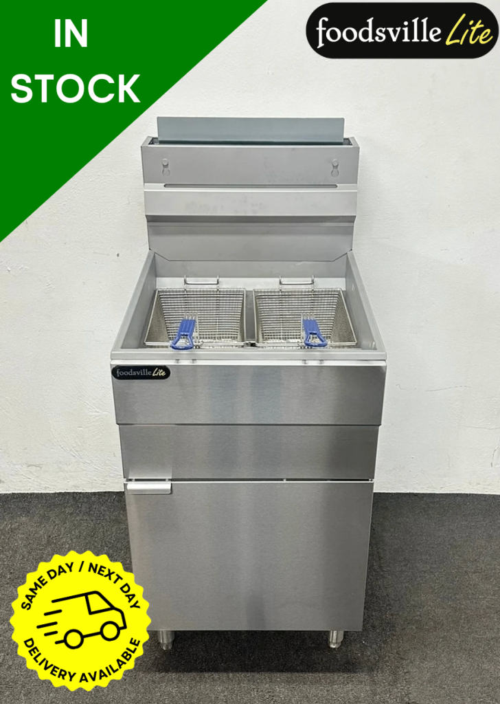 PROFIT NOW, BUY LATER! - NEW Foodsville Lite 535mm One Pan Two Basket 5 Burner Gas Fryer