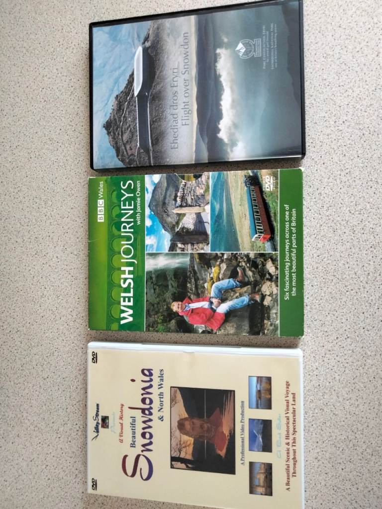 Set of Three DVDs about Wales