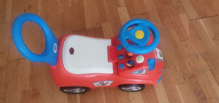 Paw Patrol Kids Ride-On Toy with Steering Wheel