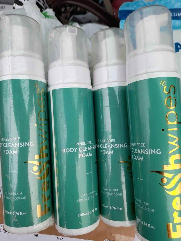 image for Rinse free body cleansing foam, 5 bottles