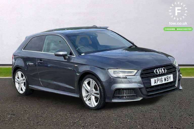 2016 Audi A3 1.4 TFSI S Line 3dr Hatchback PETROL Manual