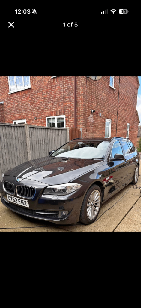 BMW, 5 SERIES, Estate, 2013, Semi-Auto, 1995 (cc), 5 doors