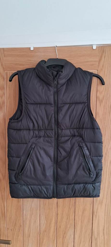 Black Gilet Size XS Teenage Boys
