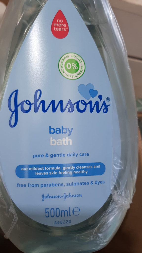 Johnson's Baby Bath 5 x 500ml Bottles