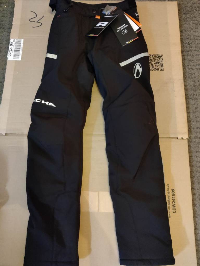 Richa Ladies Softshell Textile Trousers - Black - XS (8) 30 leg