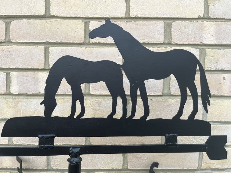 Weather vane horse & foal