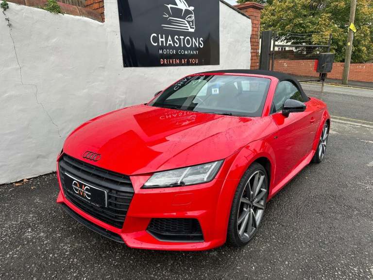 AUDI TT Convertible Red S-Line Black Edition Manual Petrol 2018