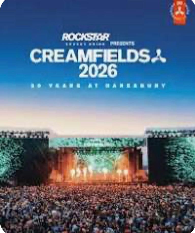 3 day Silver camping creamfields tickets 