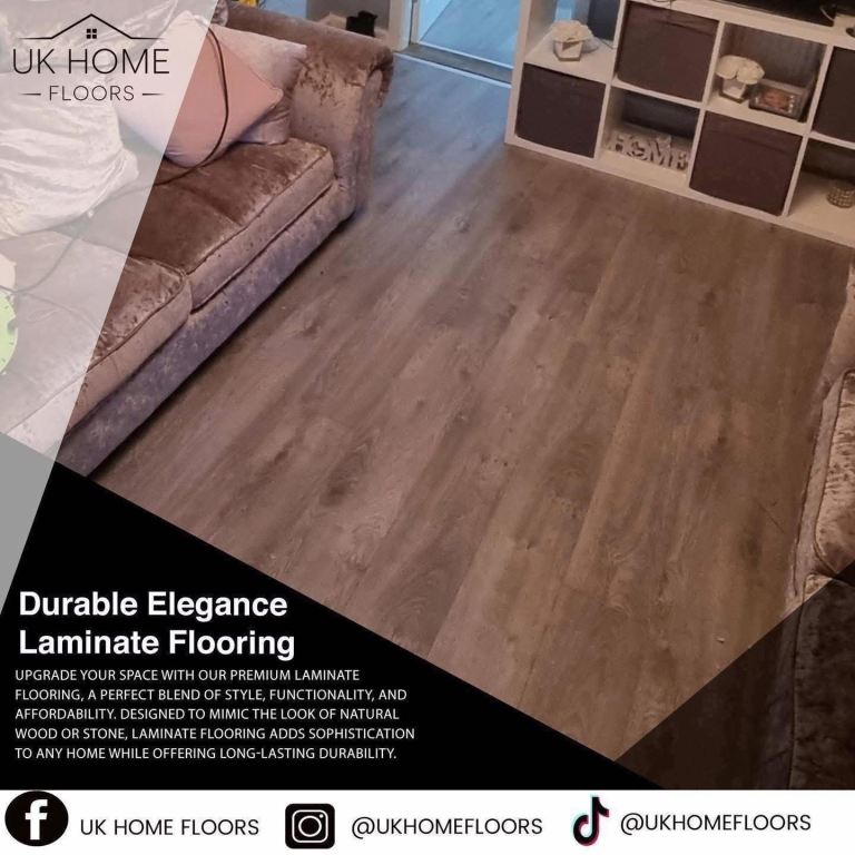 Low cost durable laminate flooring 