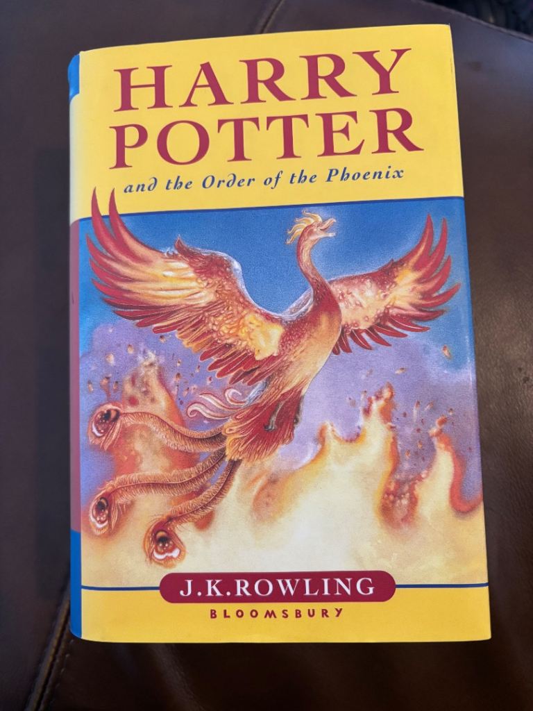First edition Harry Potter and the order of the phoenix with rare printing error