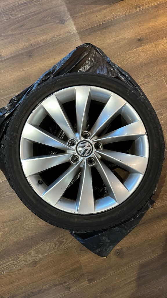 18" VW Scirocco Interlagos Alloy Wheel & 2025 Tyre