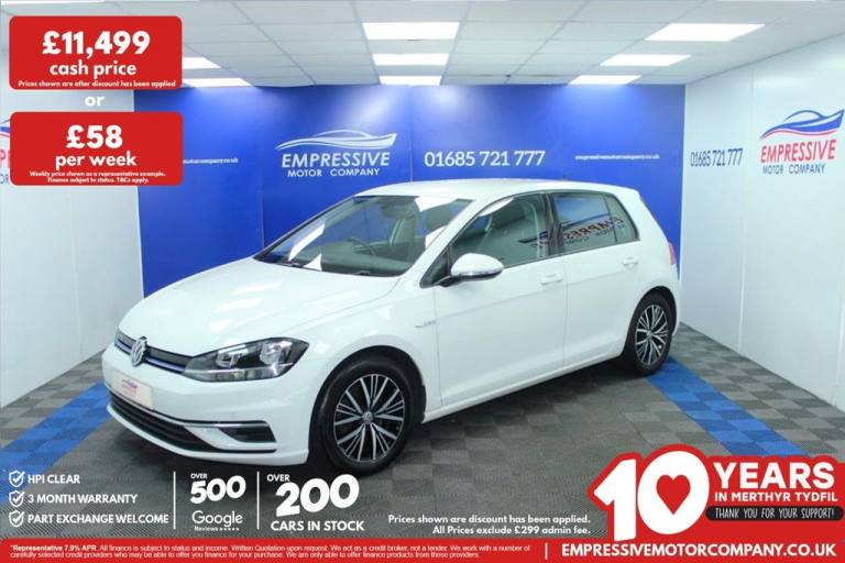 2019 19 VOLKSWAGEN GOLF 1.5 TSI EVO SE NAV HATCHBACK 5DR PETROL MANUAL EURO 6 (S