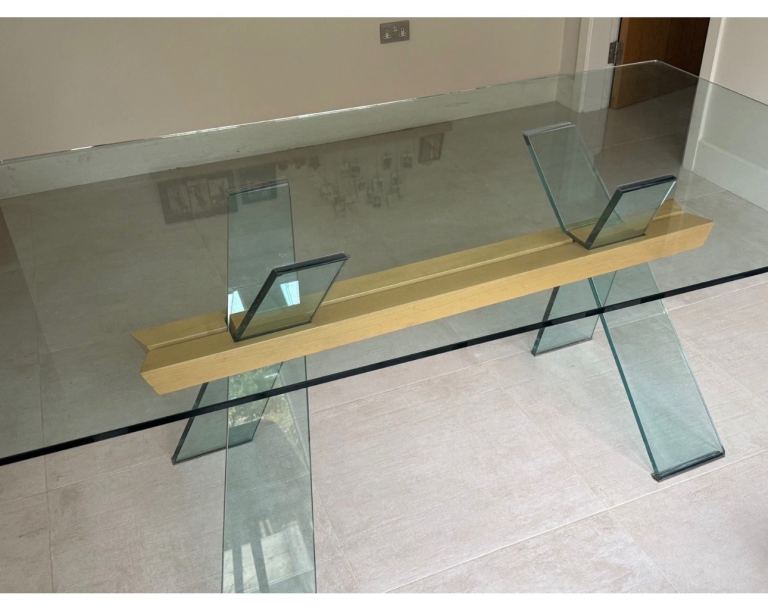 Modern Glass designer dining table 