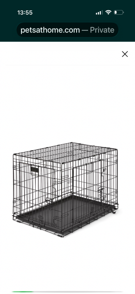 Medium Double Door Dog Cage