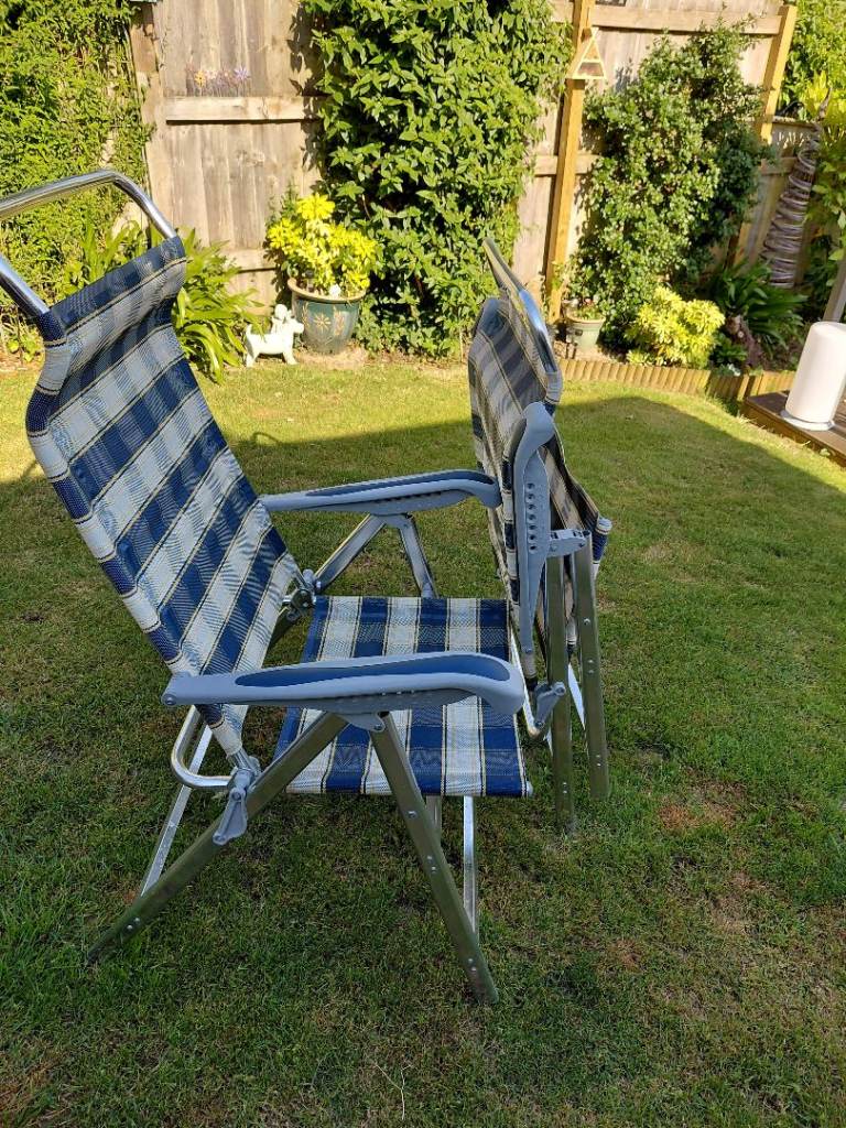 Folding garden/camping chairs.