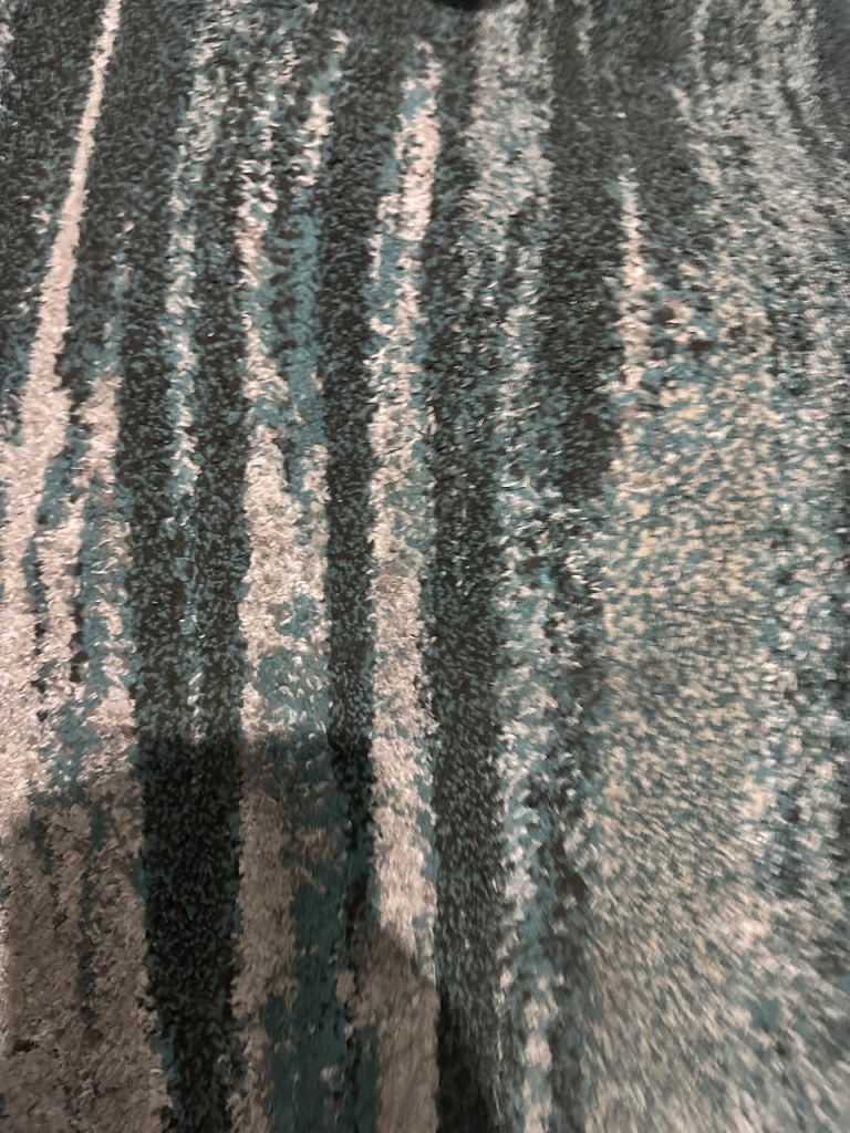 Teal rug