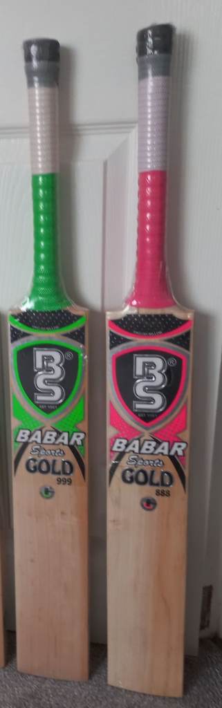 BS Gold Babar Cricket Bats for Sale – English Willow - £80 Each