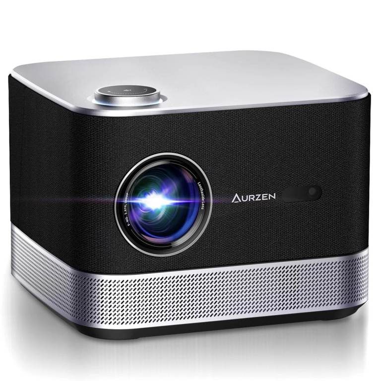 Aurzen Boom 3 Smart Projector – Original Box Best Budget Incredible Sound Good Image Quality 1080p