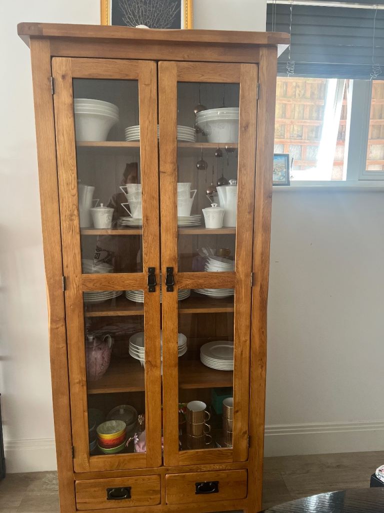 OAKFurniture Land Display Cabinet 