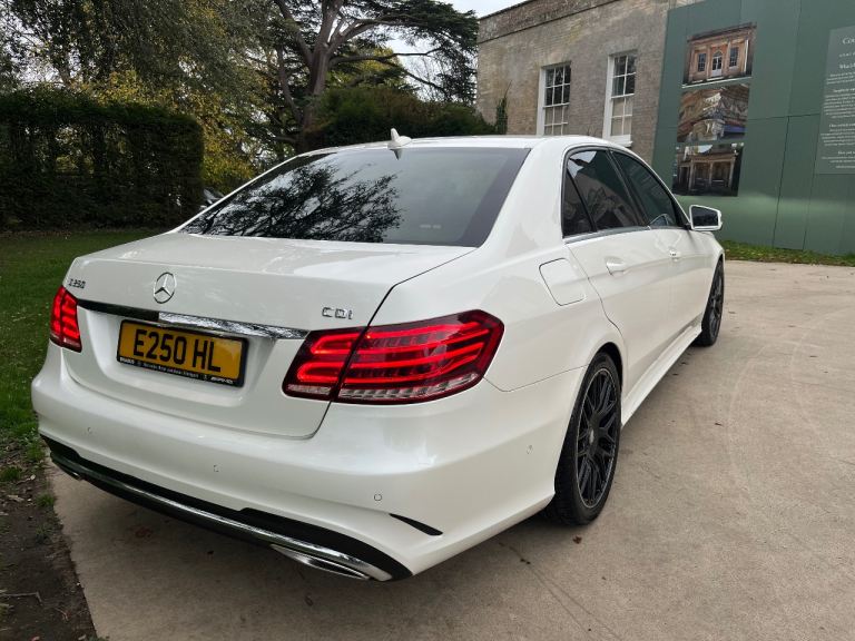Mercedes E250 CDI AMG SPORT, Auto, private plate, White, luxury saloon, FSH, stunning!