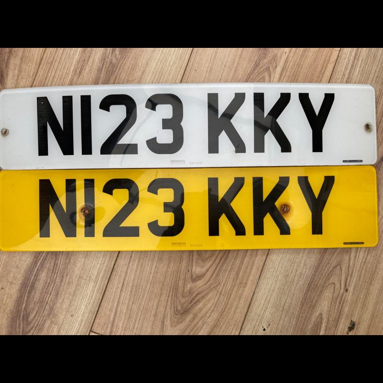 N123 KKY Private Number Plate