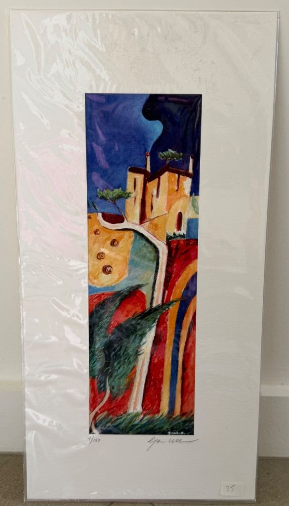 New: original Italian Tuscany print 
