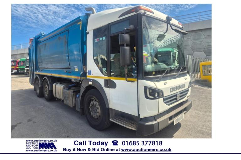 2014 Dennis Elite 6X2 AUTO 26TON ROS ROCA BODY REFUSE C/W BIN LIFT (EURO 6). ---------------- NA ...
