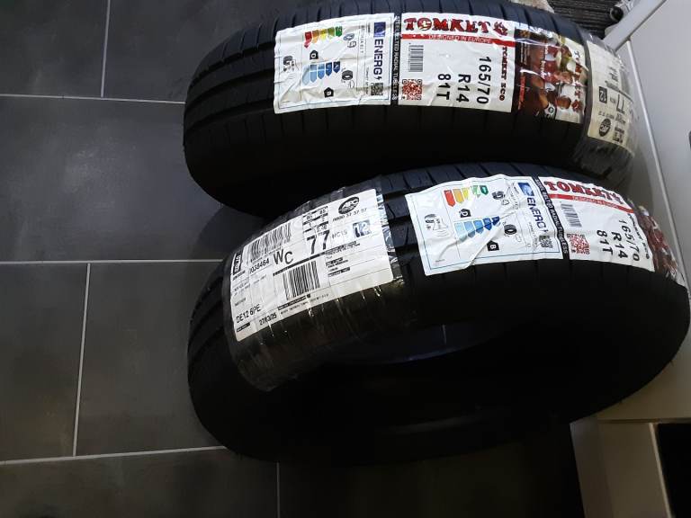 Tomket 165/70/14 tyres new 