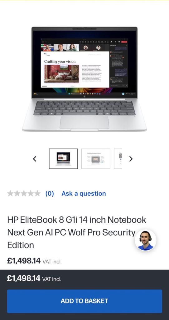 HP EliteBook 8 G11 14 inch Notebook PC – Brand New