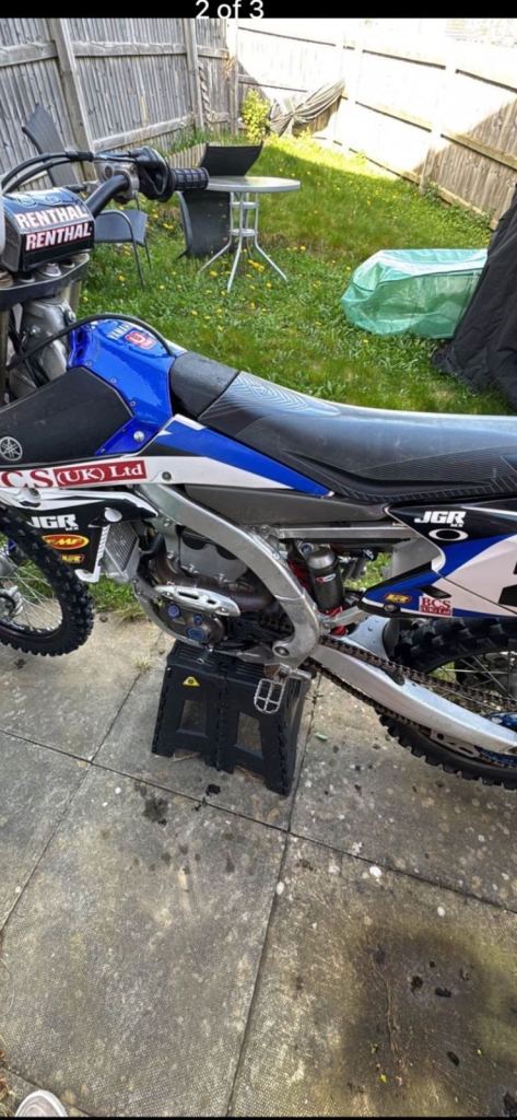 Yamaha YZ250F Motocross Bike - Blue, Good Condition