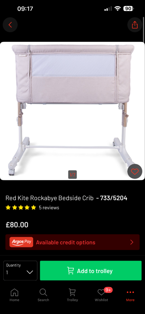 Immaculate crib **Open to offers**