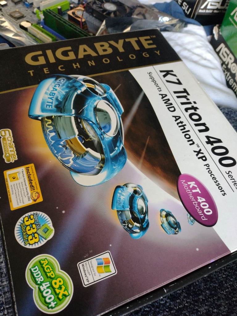 Gigabyte GA-7VAXP motherboard for sale - boxed