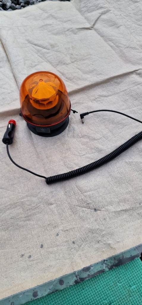 12v Amber warning light.