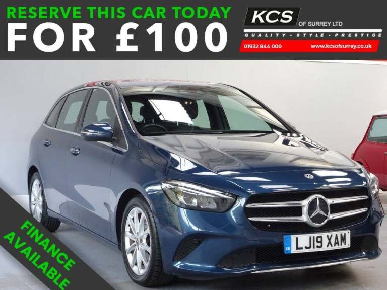 2019 Mercedes-Benz B Class 1.3 B180 Sport (Premium) MPV 5dr Petrol 7G-DCT Euro 6 (s/s) (136 ps) M...