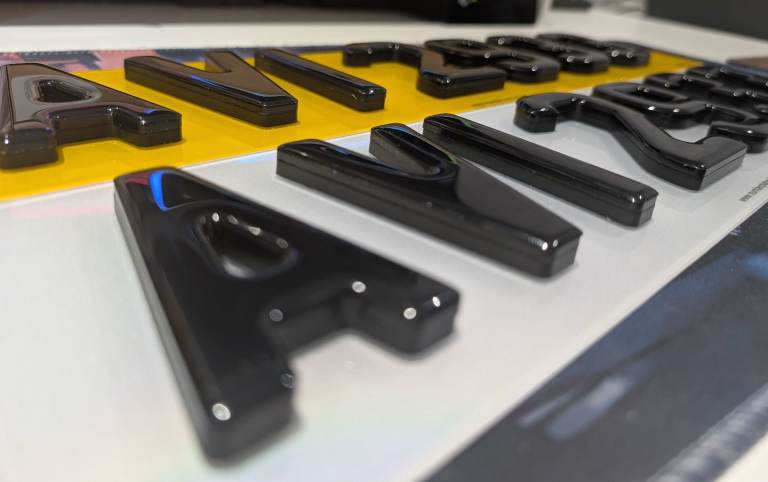 8mm Black 4D with Black Gel Road Legal Number Plates 