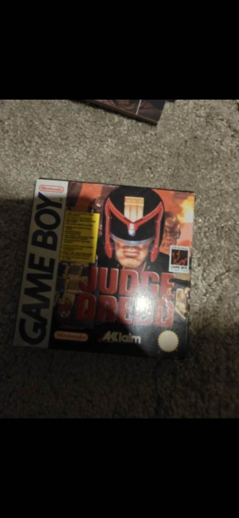 Judge Dredd Game Boy Game - Good Condition