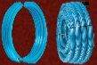 Water Service Pipe Coil - Blue Plastic