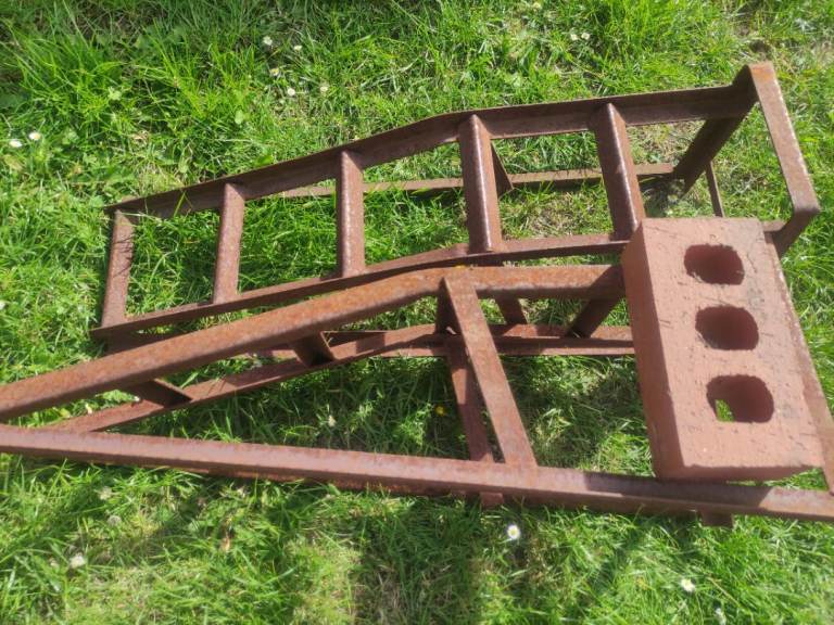 Car van steel ramps 