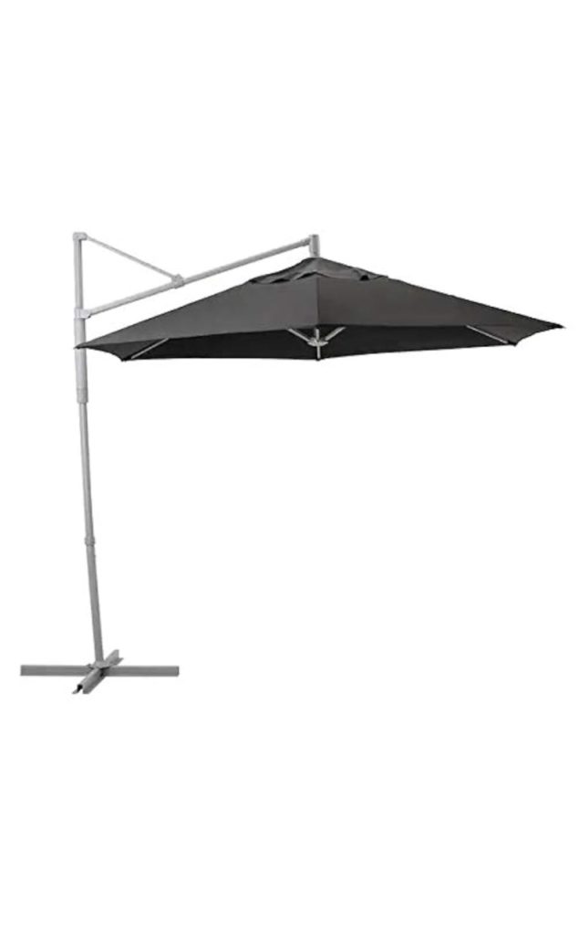 Brand new IKEA Oxnö grey parasol frame with cover 