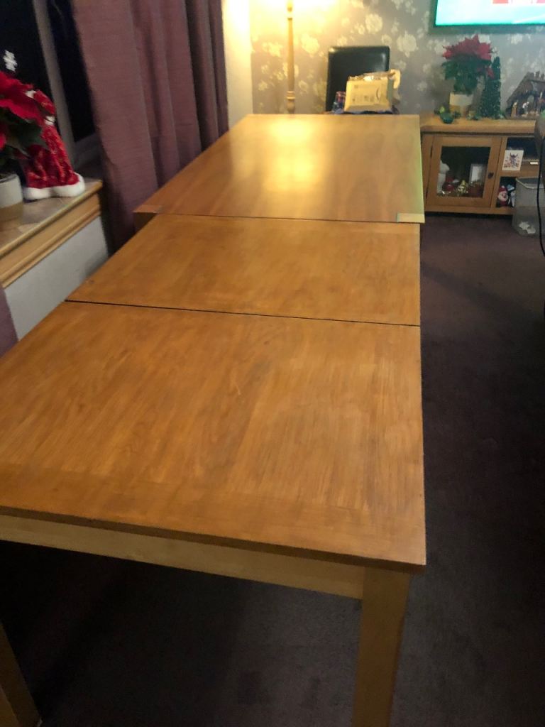 2 x dining tables and 6 chairs 