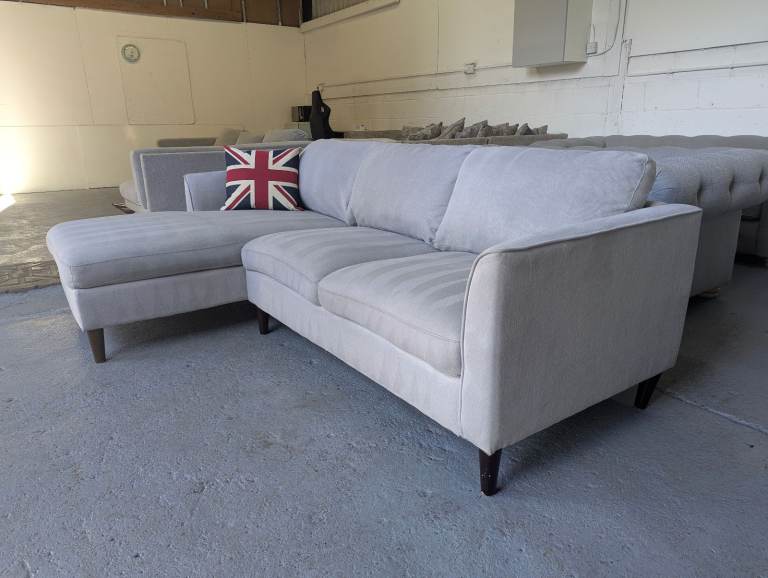 Grey L Shape Sofa (FREE DEL 🚚)
