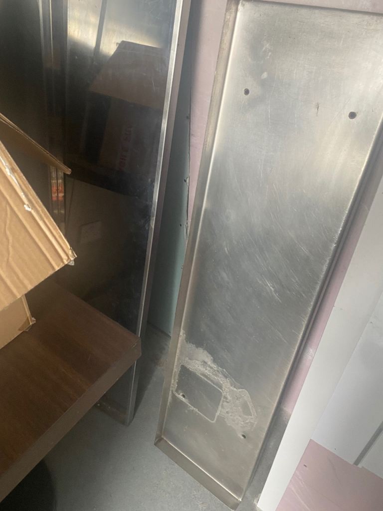 Stainless steel catering shelves  - Used Condition