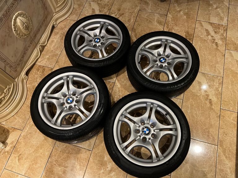 Bmw 3 Series E46 Alloys Wheels Style 68 17 Inch Set M Sport Wheels Set Of 4 Four Alloys With Tyres  